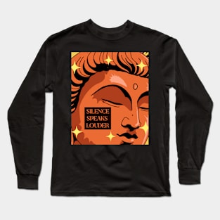 BUDDHA X SSL: Silence Speaks Louder Yellow Star Long Sleeve T-Shirt